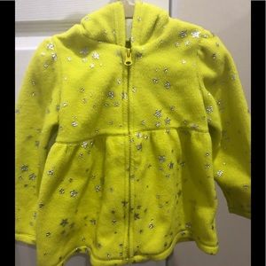 Yellow Hooded Sweatshirt